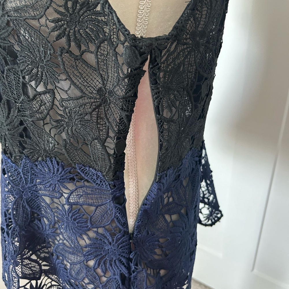 Anthropologie Deletta Sheer Floral Lace Top - Picture 6 of 10